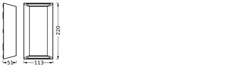 Venkovní zahradní lampa LED fasádní nástěnná lampa 7,5W 340lm 3000K IP65 Endura Ledvance šedá