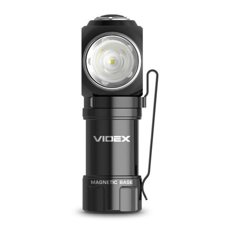 LED dobíjecí vodotěsná čelová svítilna 10W 600lm 5700K A055H VIDEX