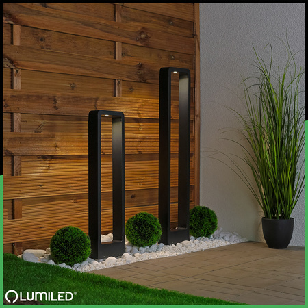 Venkovní zahradní lampa 10W, LED sloupek 80cm ERICA LUMILED