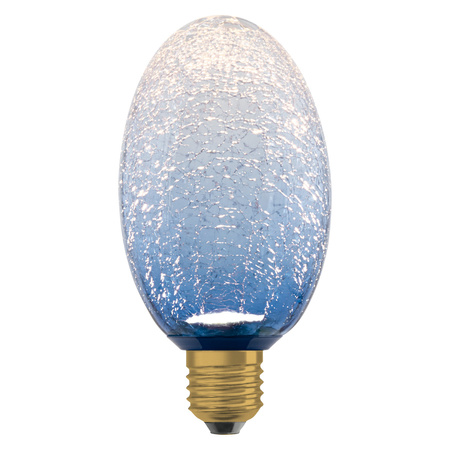 LED žárovka E27 Oval Frost 3,5W 300lm 2700K teplá bílá Decorative Blue Osram