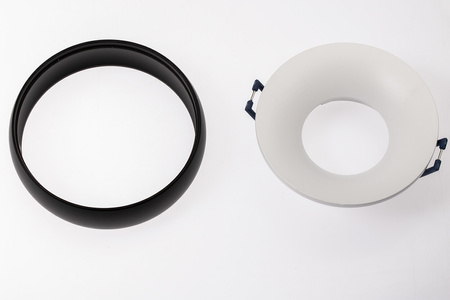 Halogenová Podhledové svítidlo GU10, IP44 Stálá Kulatá Černá COLOSEUM LUMILED