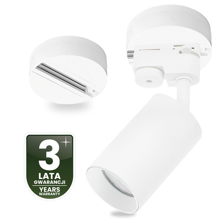 LUMILED HUMA RAIL KIT WHITE + SAGI RAIL SPOTLIGHT WHITE