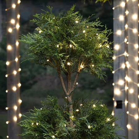 LED Solární řetěz, 7x LED Ozdobné Bodové Světla ORNIS LUMILED