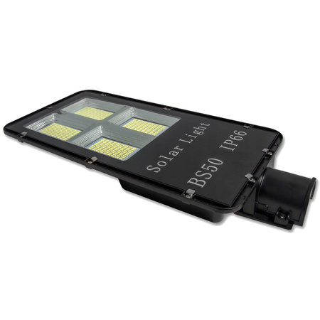 SOLAR Street Lamp Black 150W 6000K Cold 5250lm IP65 s PILOTEM