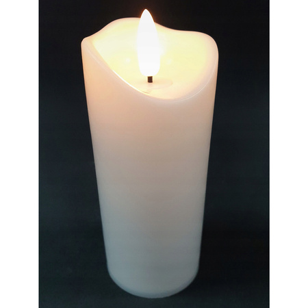 Elektrická náplň LED svíčka s efektem plamene 15 cm