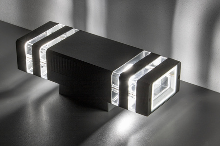 Zahradní nástěnné svítidlo Double top down INEZ DUO LED 2x GU10 ALUMINIUM Tmavě šedá IP54