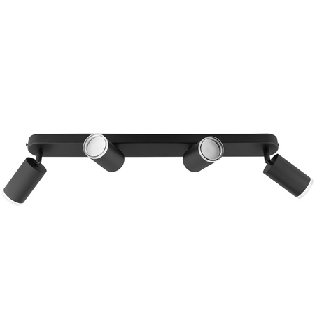 Nástěnné svítidlo LED Spot Reflector 4x GU10 IP44 ADERO Black Lumiled