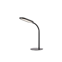 Stolní noční lampa 10W 910lm 3000-6000K CCT stmívatelná černá Moderní Adelmo Rabalux