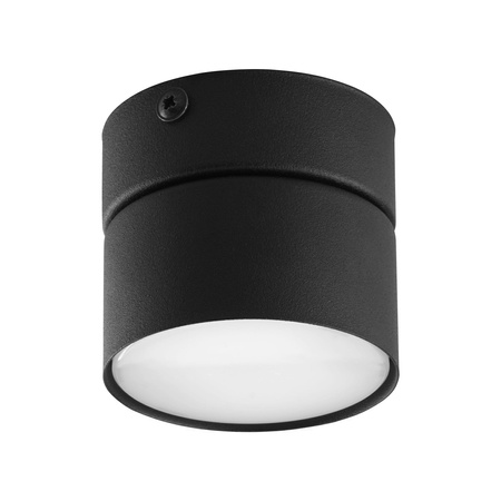 SPACE BLACK Bodové halogenové stropní svítidlo s povrchovou montáží černé kulaté GX53 3398 TK Lighting