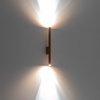 Nástěnné svítidlo 2x G9 Copper Modern LASER WALL 10564 Nowodvorski