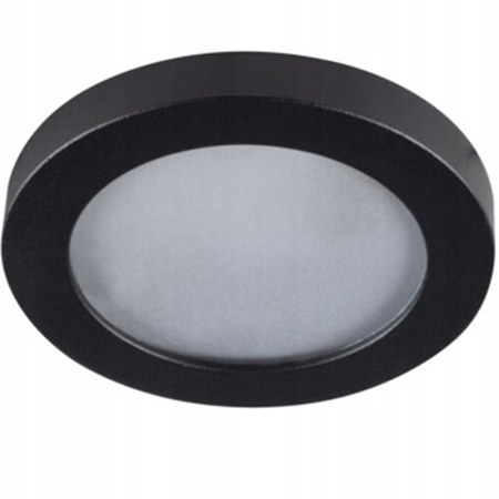 Halogenová bodová LED GU5.3 GU10 Round Black IP44 Flini Kanlux pro zápustnou montáž