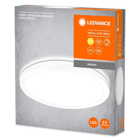 Stropní svítidlo LED Plafond 15W 1100lm 3000K Teplé stmívatelné Povrchová montáž bílá 23,5cm Orbis Ledvance
