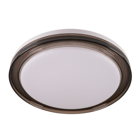 Plafond LED stropní svítidlo 48W 5300lm CCT 120° bílé černé IP44 Pilotní stmívatelné Halina Sanico Goldlux