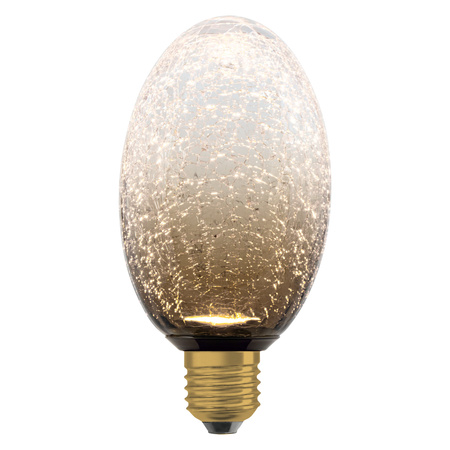 LED žárovka E27 Oval Frost 3,5W 300lm 2700K teplá bílá Decorative Brown Osram