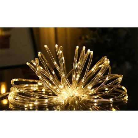 Solární zahrada Girland 100x LED dekorativní světelný řetěz 11.9 m 3000K