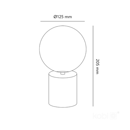 Stolní lampa Stolní svítidlo Dekorativní G9 Zlatá elegance Kobi