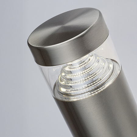 Zahradní lampa LED nástěnná lampa LISABON 7W 4000K IP54 Válcový chrom RABALUX