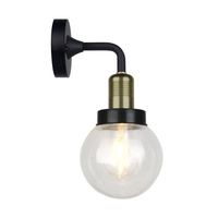 Nástěnné svítidlo LOFT Sphere černé IP65 VT-720 V-TAC