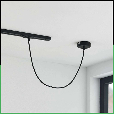 NAPÁJECÍ ADAPTÉR PRO PŘÍPOJNICE MONTÁŽNÍ ZÁKLADNA 1F ČERNÁ LUMILED