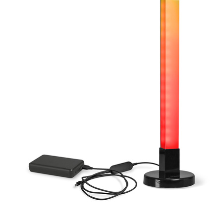 RGB LED stojací lampa 10W 250lm 360° 150cm černá Pilot Videx