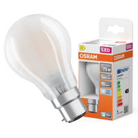 LED žárovka A60 B22d 7,5W = 75W 1055lm 4000K Neutral 300° Retrofit Filament CLASSIC Osram