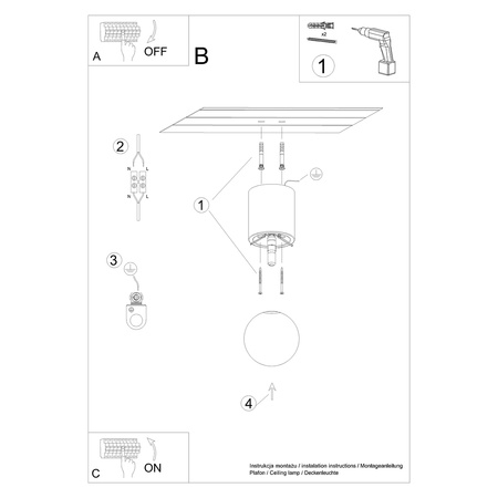 BOOMO 12 G9 Dřevěné stropní svítidlo Moderní SOLLUX