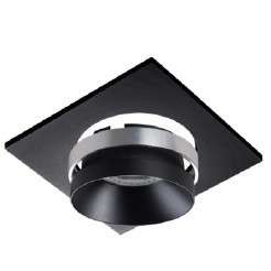 LED GU5.3 GU10 Square Silver Black Simen Kanlux Halogenové bodové svítidlo pro zápustnou montáž