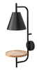 Nástěnné svítidlo LED E27 hnědé moderní Azome Rabalux