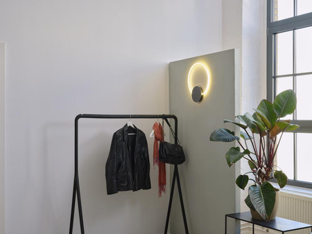 LED nástěnné stropní svítidlo Povrchová montáž svítidla 10W 800lm CCT Dekorativní šedá černá Aura Ledvance