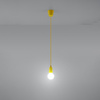 DIEGO E27 LED závěsné stropní svítidlo žluté SOLLUX