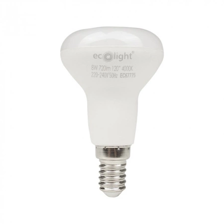 LED reflektorová žárovka R50 E14 8W 720lm 4000K Neutral Ecolight