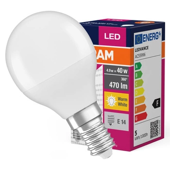 E14 P40 LED žárovka 5W = 40W 470lm 2700K Teplá bílá 200° OSRAM Hodnota