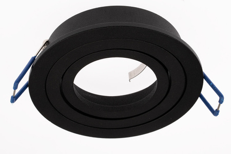 Halogenová svítidlo GU10, TUBA SPOT Nastavitelná Kulatá Černá 20mm MIDI + LED GU10, 6W 3000K LUMILED