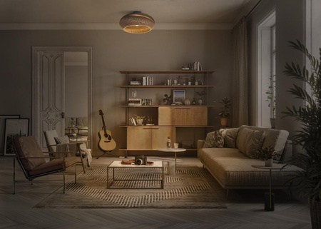 Dekorativní povrchová stropní lampa E27 kartonová hnědá dekorace Ledvance