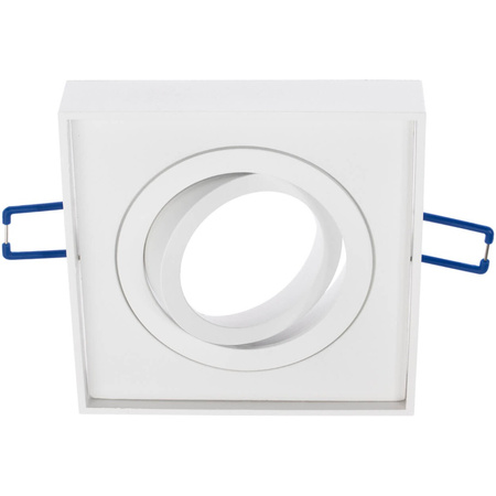 Halogenová Podhledové svítidlo GU10, TUBA SPOT Nastavitelná Čtvercová Bílá 20mm MIDI LUMILED