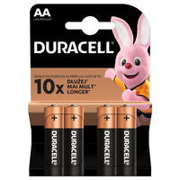 Duracell Basic AA LR6 Alkalické baterie Blister se 4 ks
