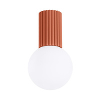 Koupelnové stropní svítidlo G9 Round Red Moderní matné IP44 Halo Sollux