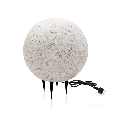 Venkovní lampa Sphere E27 Grey IP65 Zahradní koule Kobi