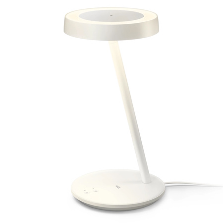 LED portrétní stolní lampa bílá CCT SMART WiFi WiZ