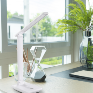 LED noční stolní lampa 8W CCT 3v1 3000-6500K bílá VINTO GOLDLUX (Polux)