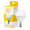 LED žárovka E14 Ball 7W 600lm 3000K Warm 180° LED2B Kobi