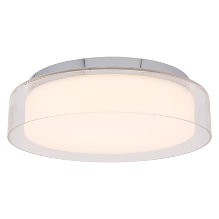 Stropní svítidlo PAN LED M 8174 Nowodvorski Chrome+Glass 17W 4000K IP44 Moderní stropní svítidlo