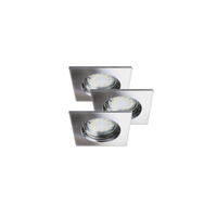 Bodové svítidlo GU10 3W 240lm 3000K Chrome Modern Lite 1053 Rabalux Flush Mounted Spot Lamp