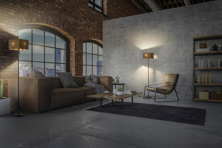 Dekorativní stojací lampa E27 Brown Decor Ledvance