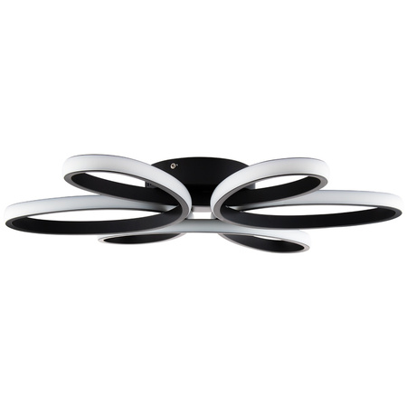 GALAXIS VIRGO 72W LED stropní svítidlo černé + dálkové ovládání