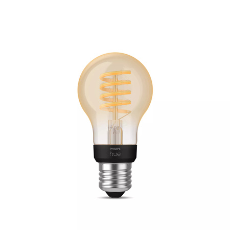 LED žárovka E27 A60 7W CCT PHILIPS HUE White & Ambiance Filament Bluetooth Zigbee