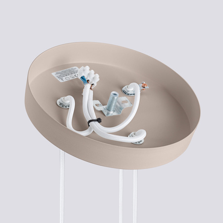 Stropní závěsné svítidlo 3x GU10 Hliník Taupe Carbon Deep Space SL.1775 Sollux