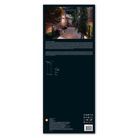 Venkovní zahradní lampa POST 9.5W 580lm 3000K 50cm Endura Style BAT LEDVANCE