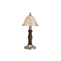 Stolní noční lampa E14 hnědá Classic Rustic 3 Rabalux