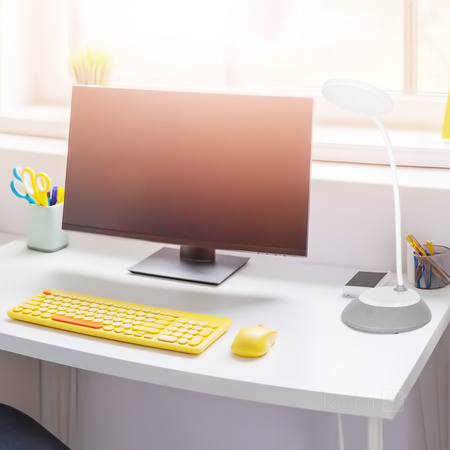 LED 5W 200lm CCT 270° dobíjecí šedá stolní lampa Visua Kobi